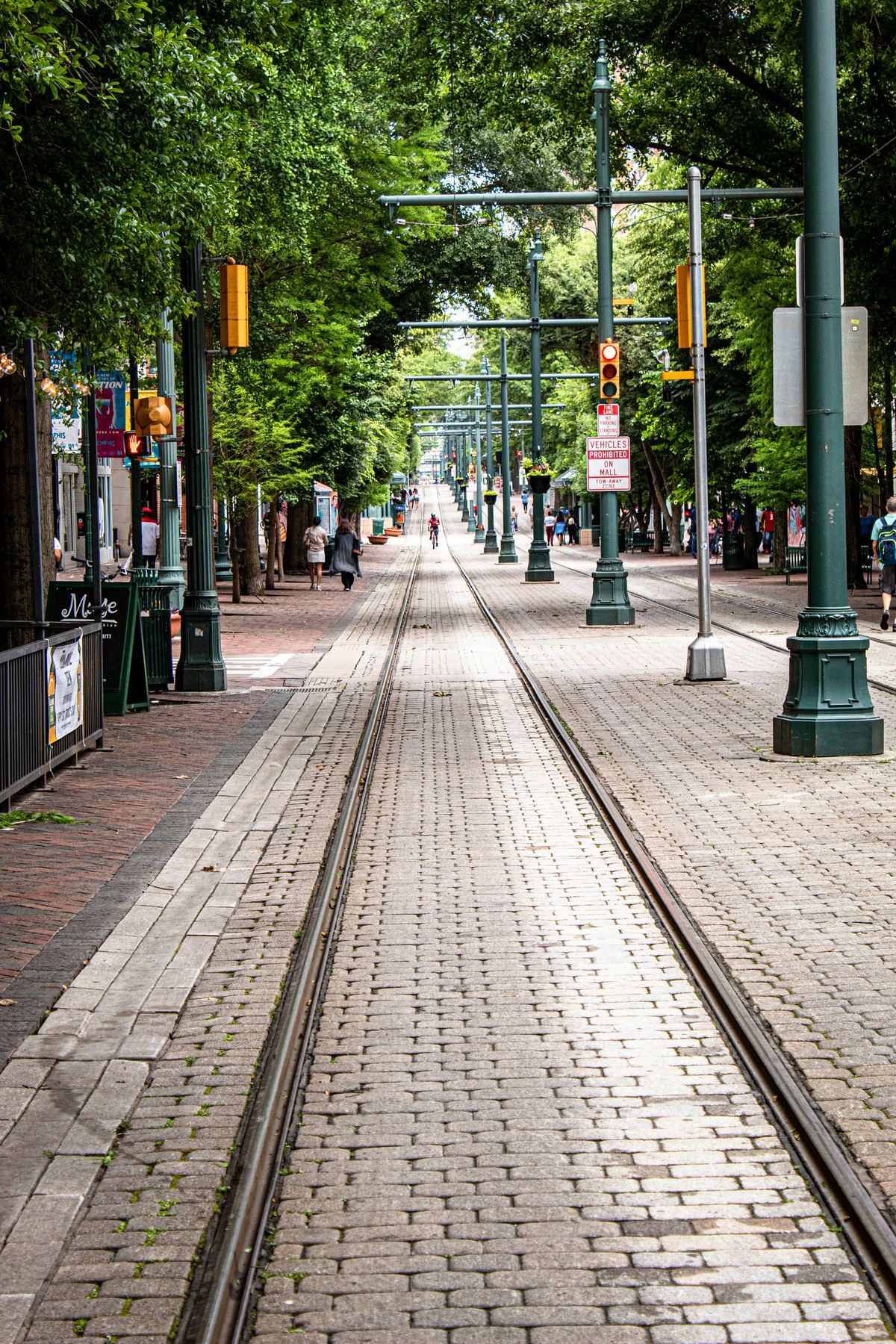 Main Street trolley tracks